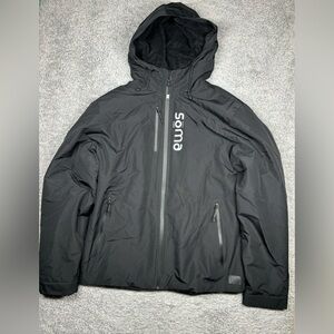 Roots73 Coat Mens Large Removable Fleece Lining 4 Pocket Design Outerwear Jacket